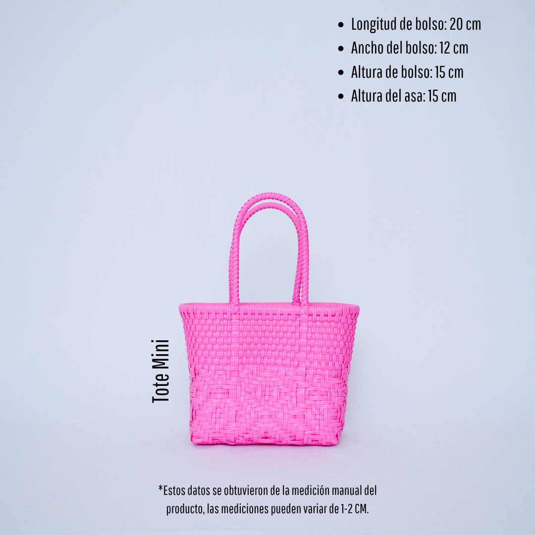 Tote artesanal mini | Bolsa tejida a mano en México