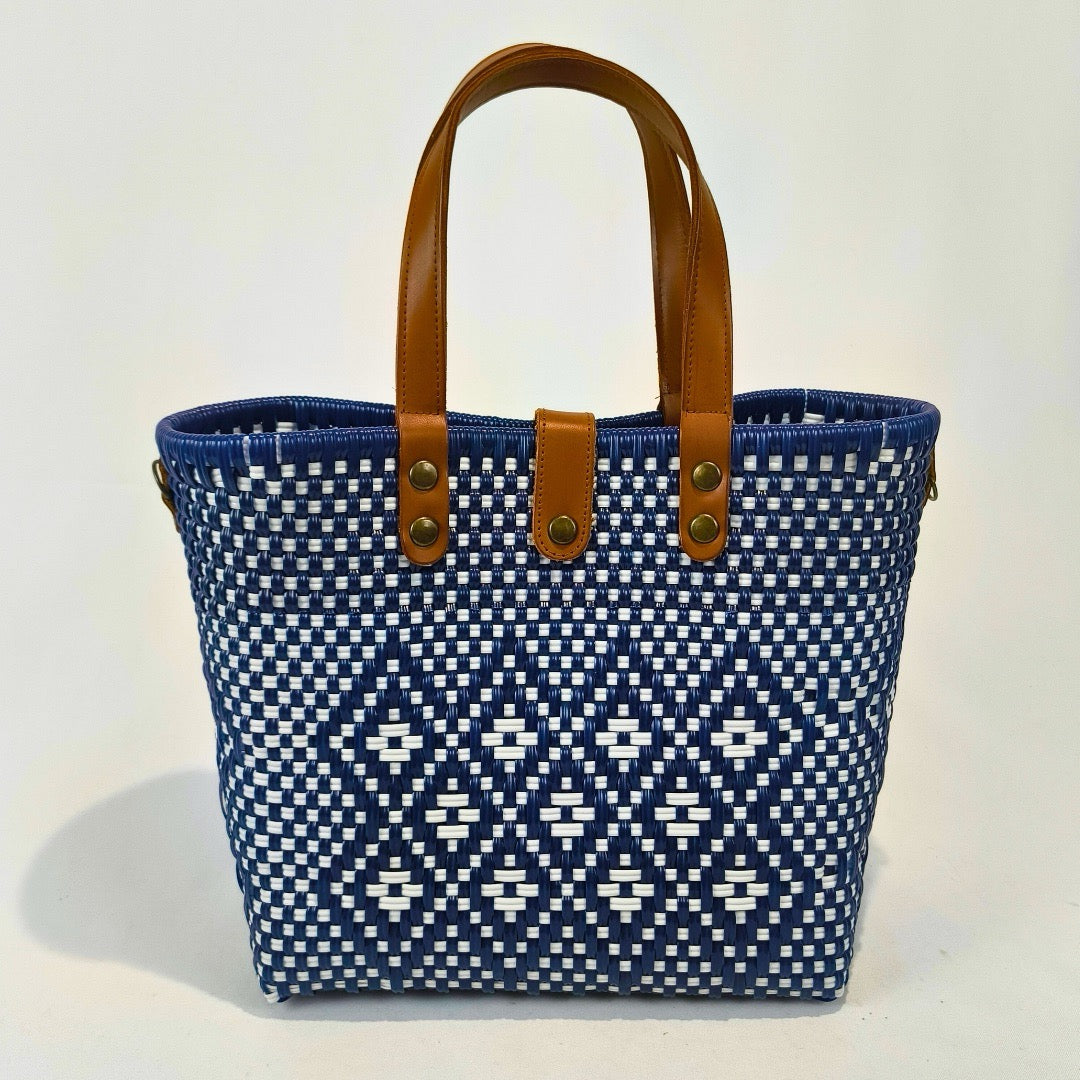 Tote Artesanal con Asa de Piel | Hecha en México