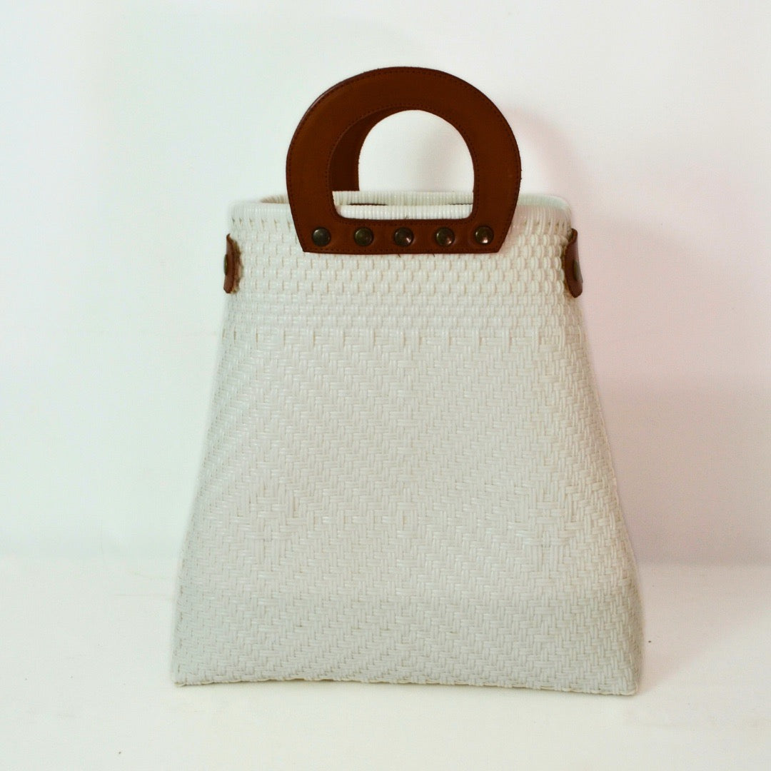 Tote Clásica con Asa Circular - Bolsa Artesanal Mx