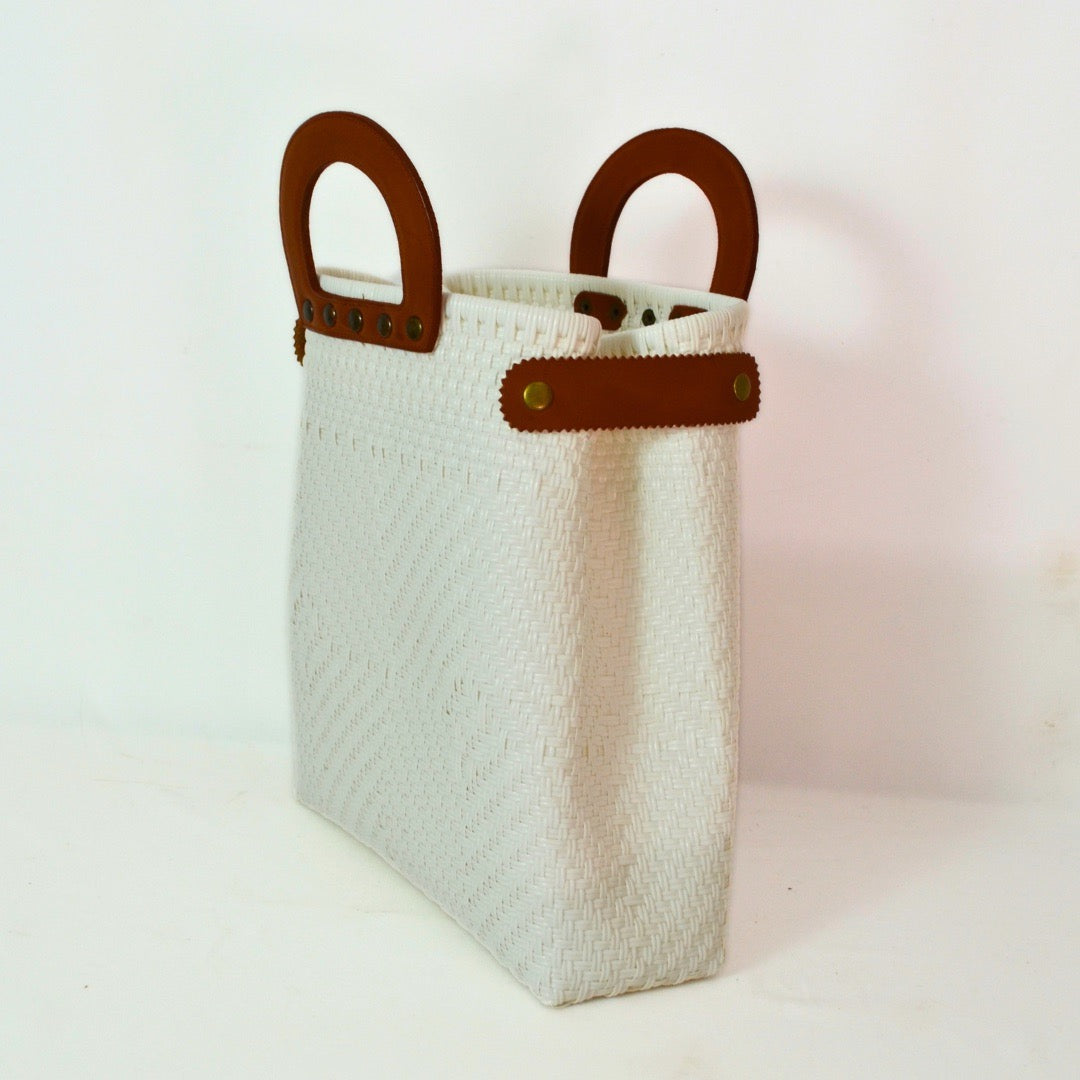 Tote Clásica con Asa Circular - Bolsa Artesanal Mx