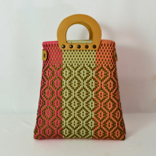 Tote Clásica con Asa Circular - Bolsa Artesanal Mx
