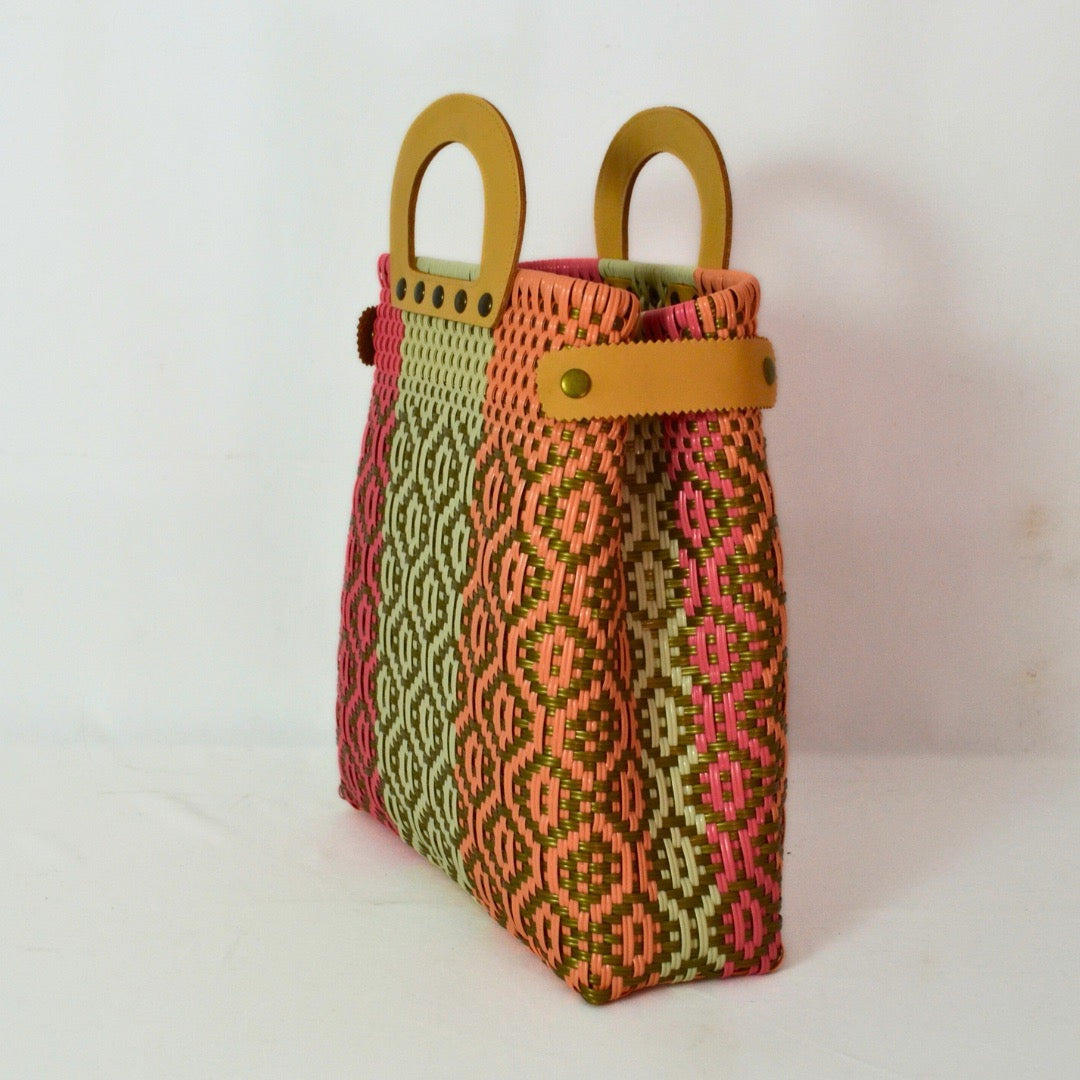Tote Clásica con Asa Circular - Bolsa Artesanal Mx