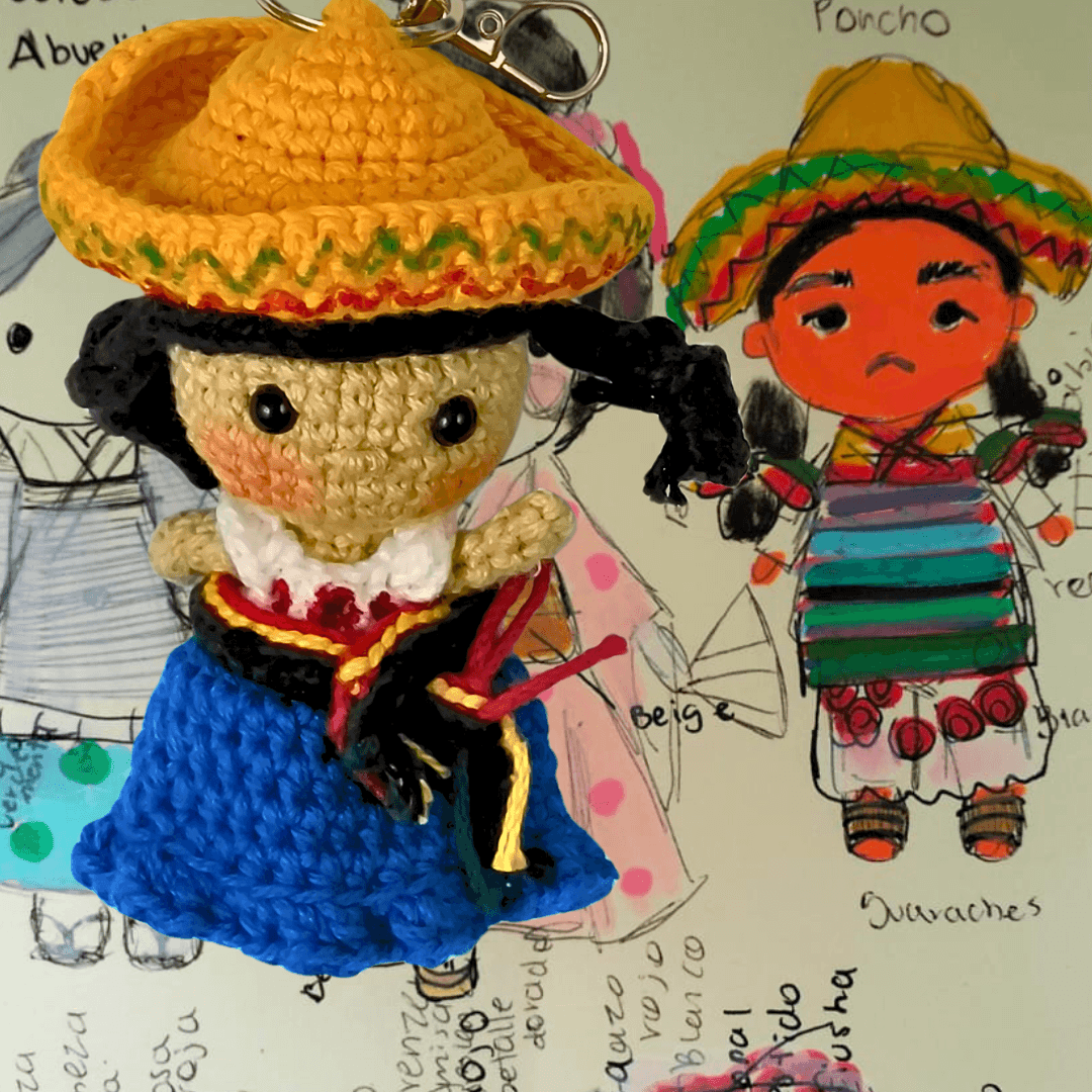 Jack Dolls 004 — Muñeca de Crochet Hecha a Mano