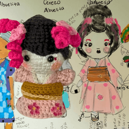 Jack Dolls 006 — Muñeca de Crochet Hecha a Mano