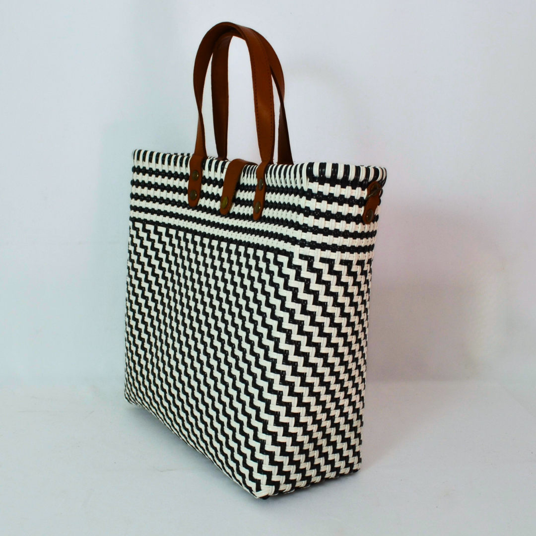 Tote grande piel artesanal México | Diseño resistente y elegante
