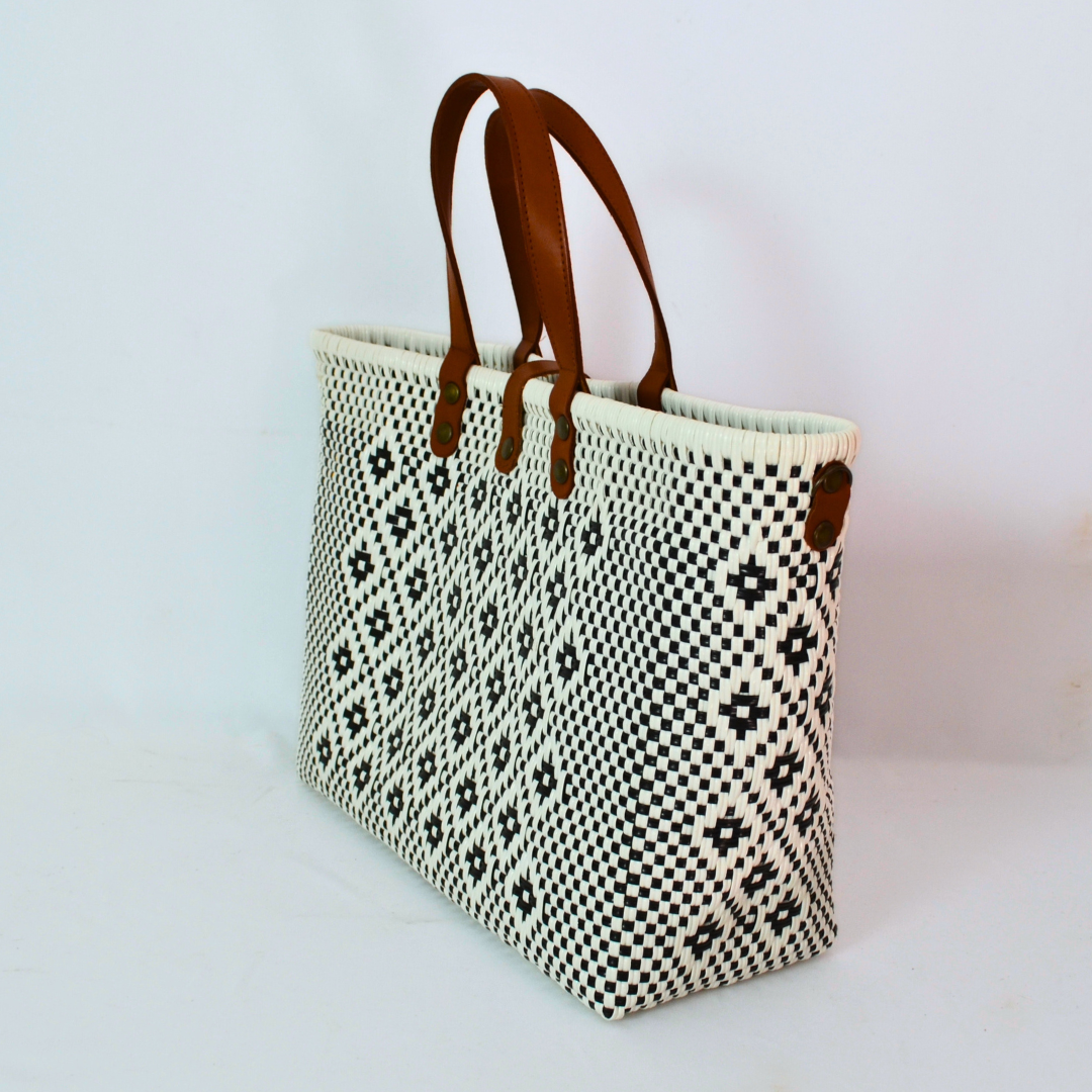 Tote grande piel artesanal México | Diseño resistente y elegante