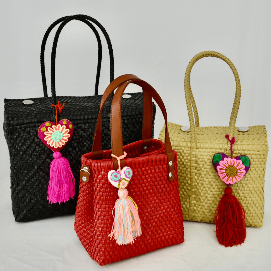 Accesorios artesanales de algodón en Chiapas | Hechos a mano - Bolsa Artesanal MX | Bolsas Hechas a Mano con Impacto Social