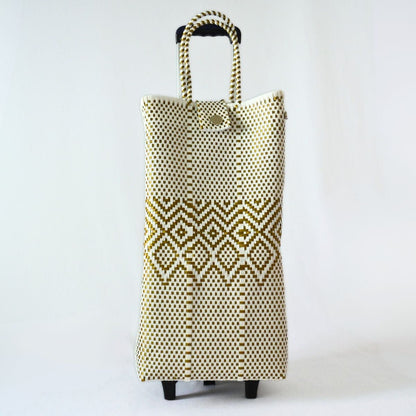 Carrito para Mandado Artesanal de Aluminio | Hecho en México - Bolsa Artesanal MX | Bolsas Hechas a Mano con Impacto Social