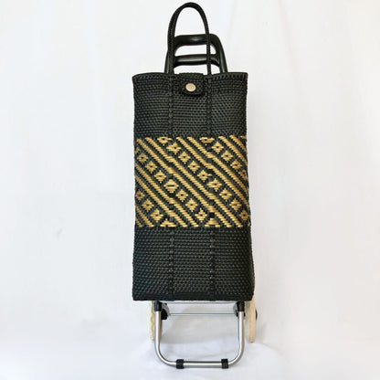 Carrito para Mandado Artesanal de Aluminio | Hecho en México - Bolsa Artesanal MX | Bolsas Hechas a Mano con Impacto Social