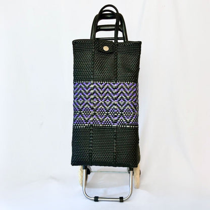 Carrito para Mandado Artesanal de Aluminio | Hecho en México - Bolsa Artesanal MX | Bolsas Hechas a Mano con Impacto Social