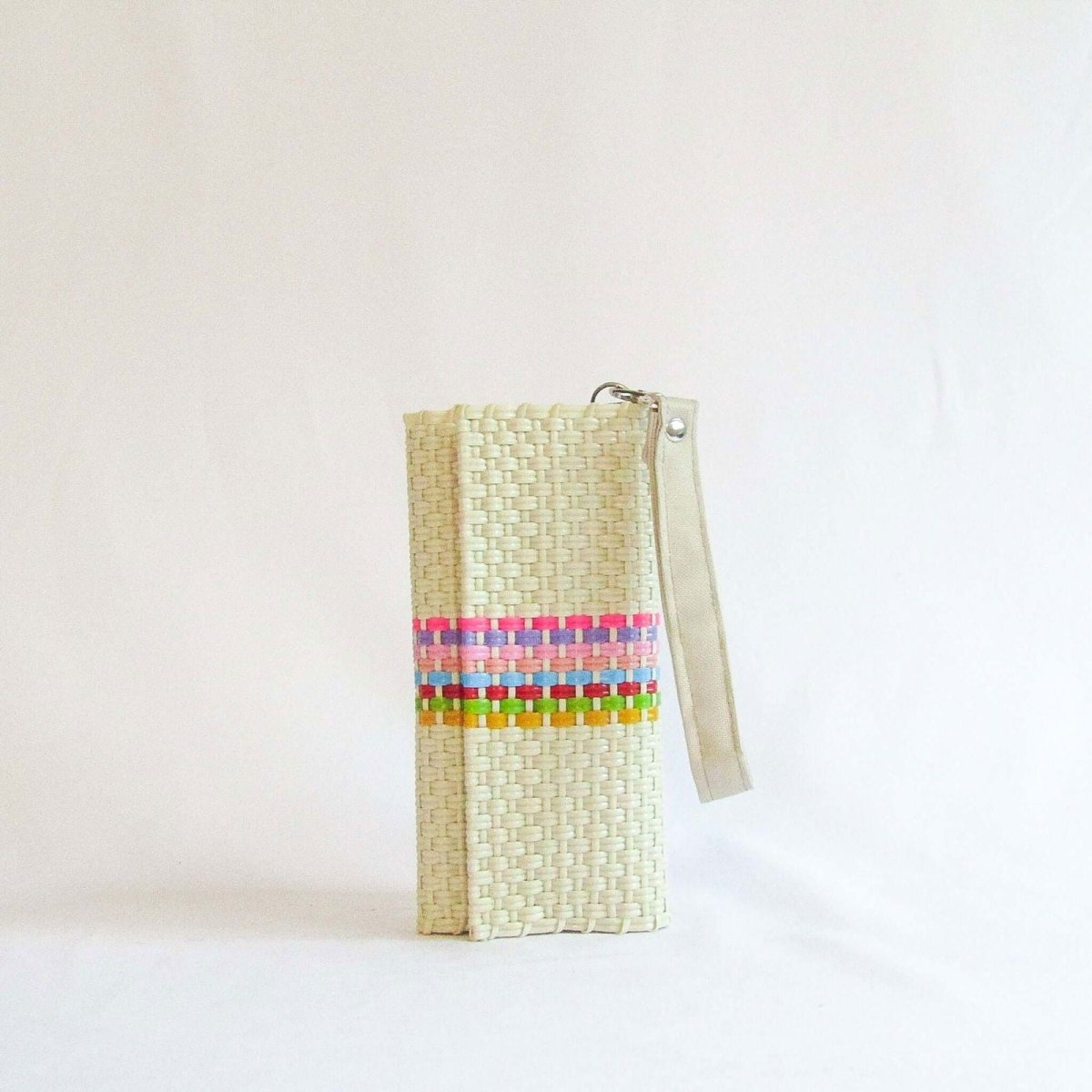Cartera Artesanal Multicolor  Tejida a Mano en México