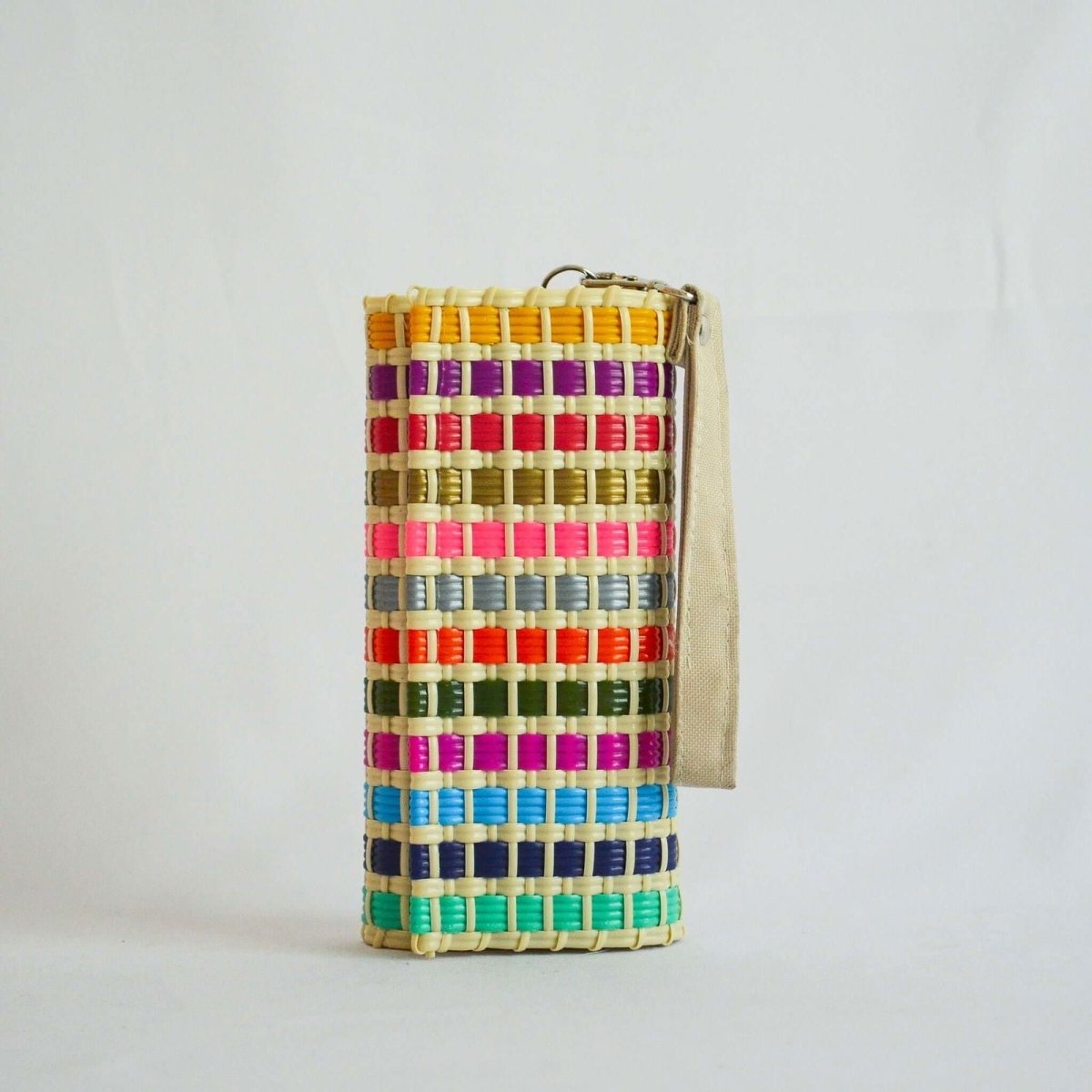 Cartera Artesanal Multicolor  Tejida a Mano en México