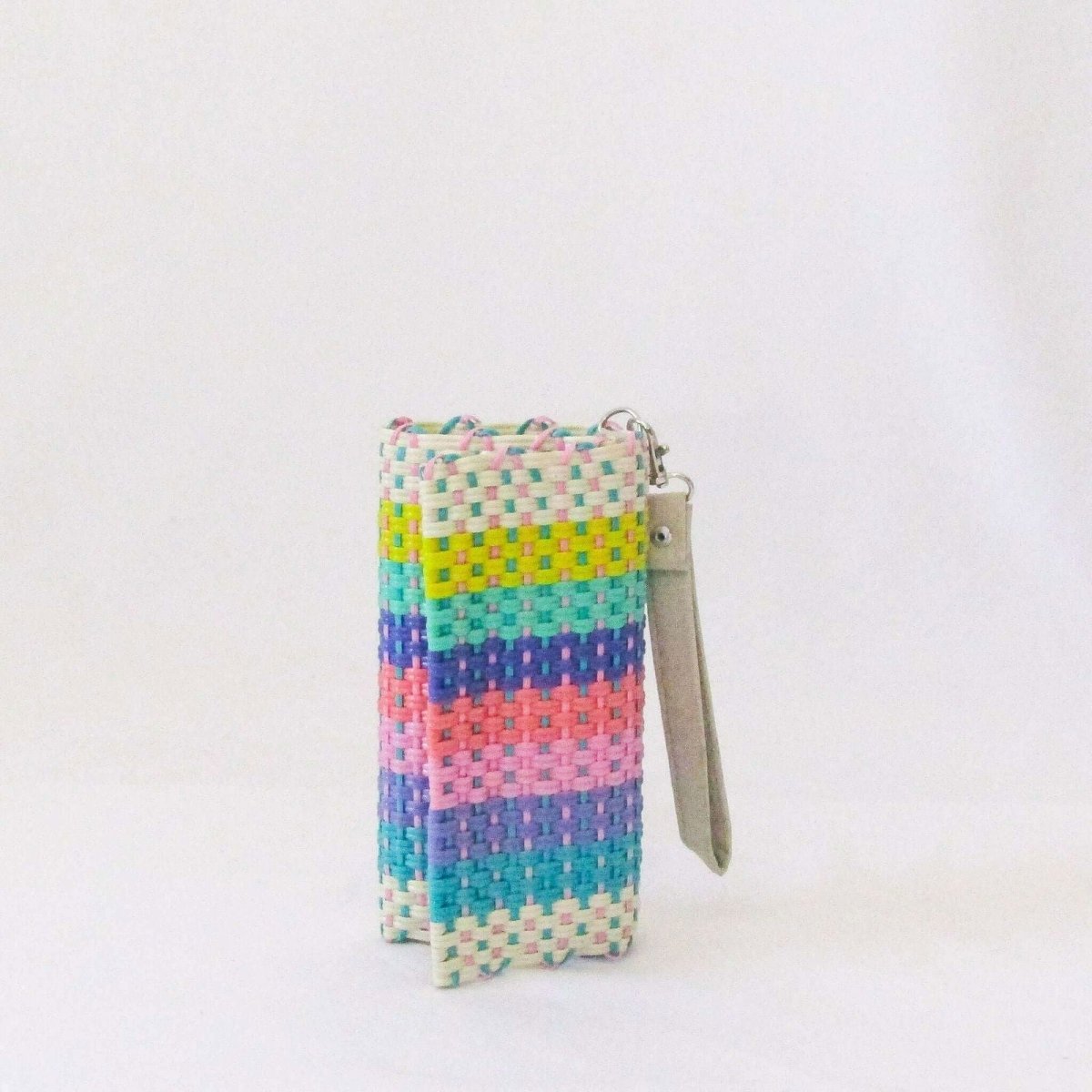 Cartera Artesanal Multicolor  Tejida a Mano en México