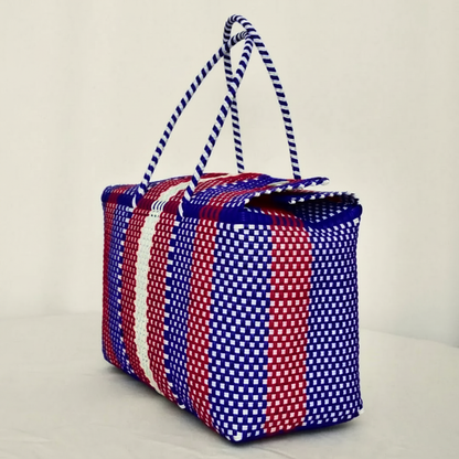 Lonchera Azul/Rojo lateral — Off-White