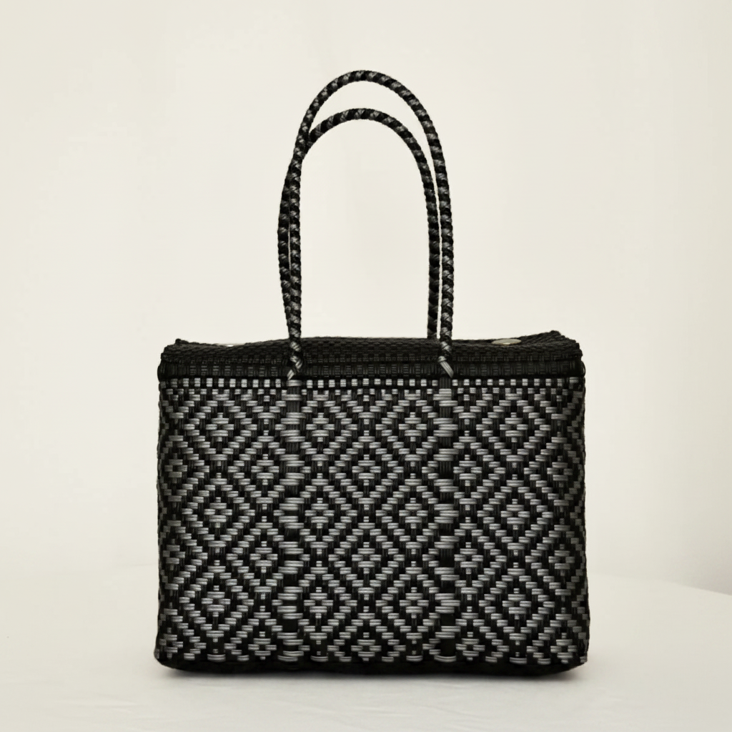Lonchera Negro/Plata — Off-White