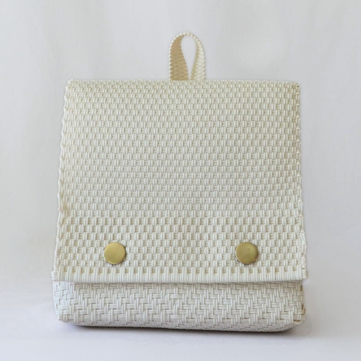 Mochila artesanal grande hecha en México | Diseño ligero y resistente - Bolsa Artesanal MX | Bolsas Hechas a Mano con Impacto Social