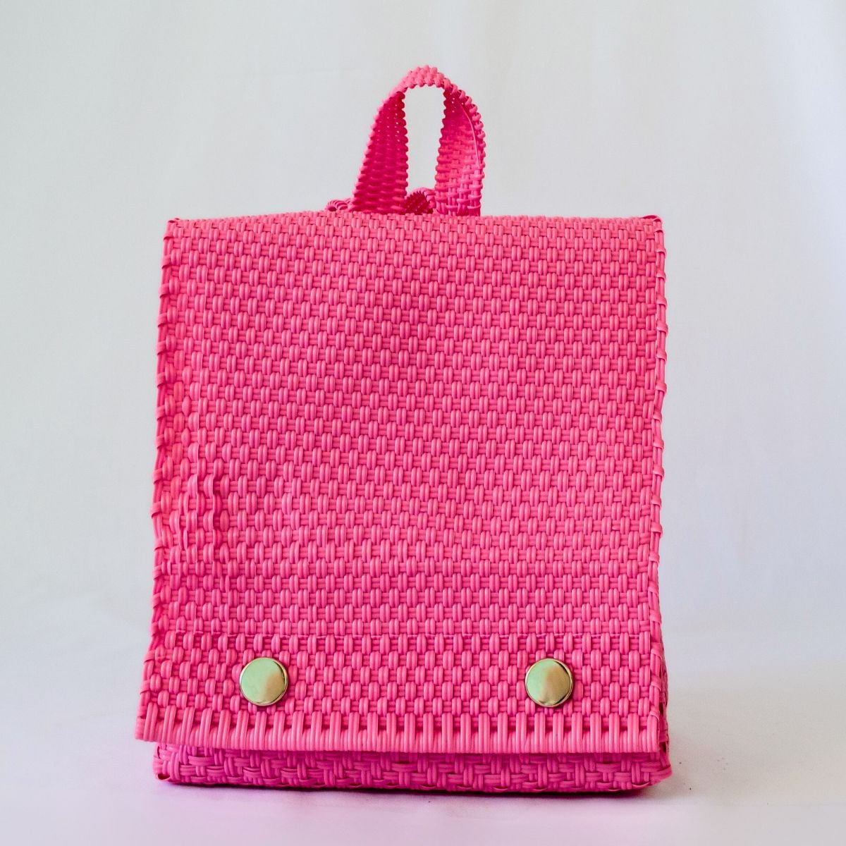 Mochila artesanal grande hecha en México | Diseño ligero y resistente - Bolsa Artesanal MX | Bolsas Hechas a Mano con Impacto Social