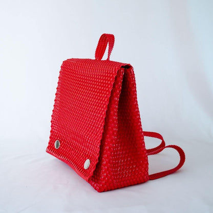 Mochila artesanal grande hecha en México | Diseño ligero y resistente - Bolsa Artesanal MX | Bolsas Hechas a Mano con Impacto Social