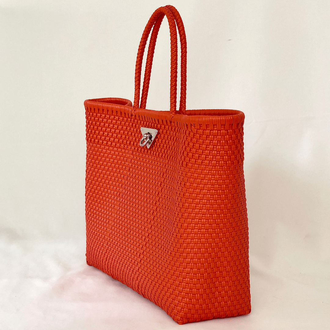 Tote artesanal Grande Especial broche - Bolsa Artesanal Mx