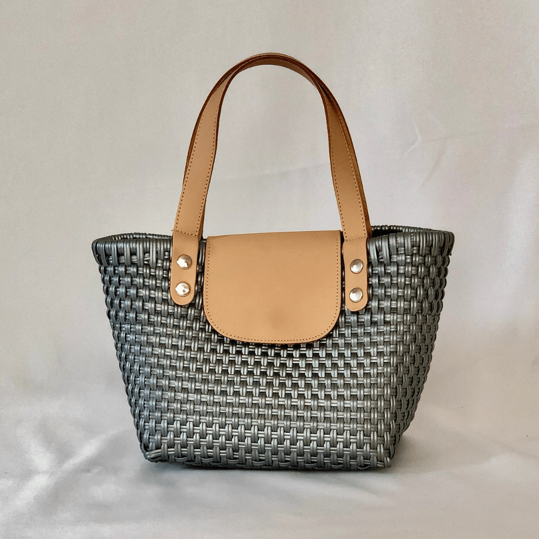 Tote bag chico piel - Bolsa Artesanal Mx