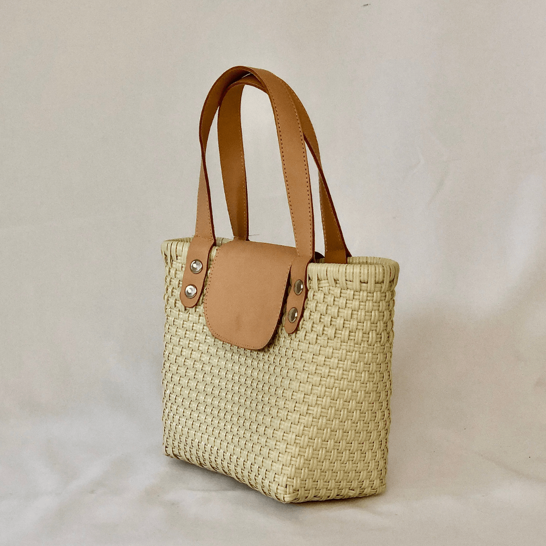 Tote bag chico piel - Bolsa Artesanal Mx