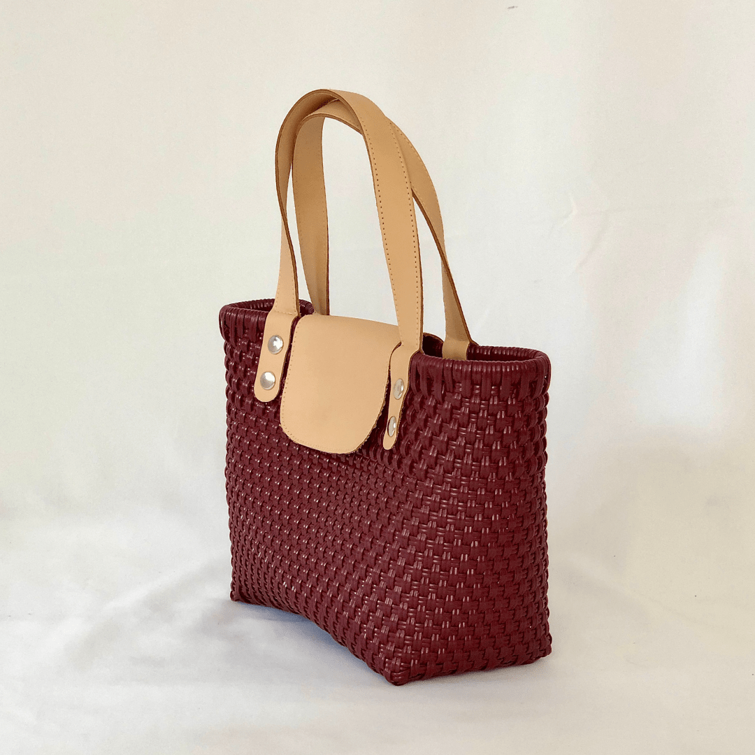 Tote bag chico piel - Bolsa Artesanal Mx