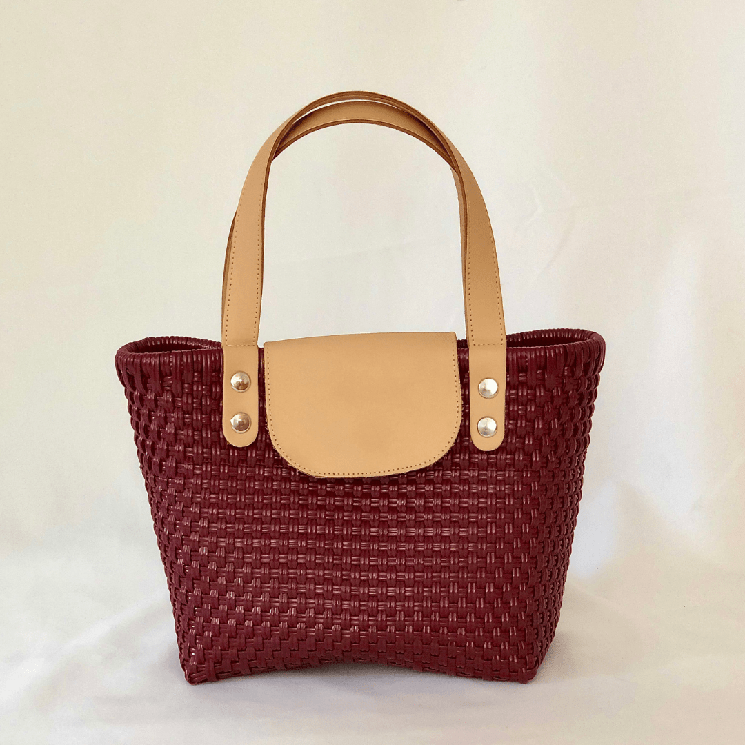 Tote bag chico piel - Bolsa Artesanal Mx