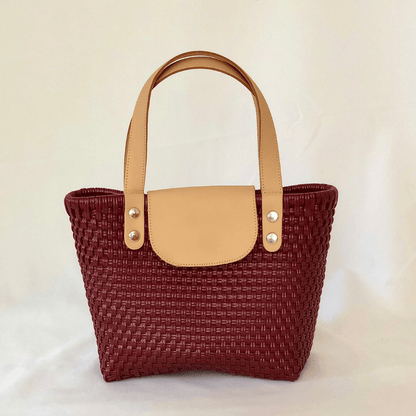 Tote bag chico piel - Bolsa Artesanal Mx