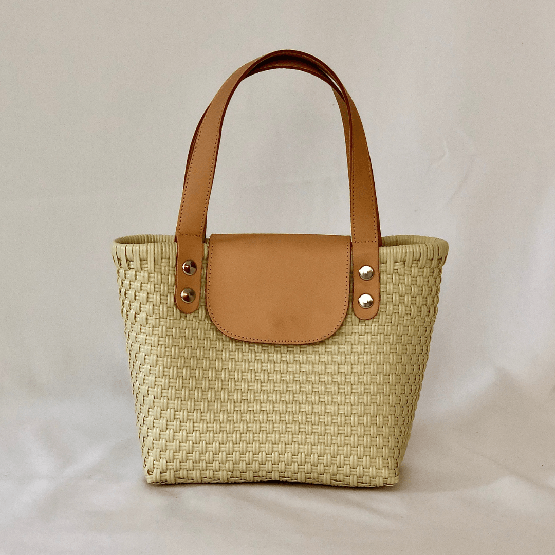 Tote bag chico piel - Bolsa Artesanal Mx