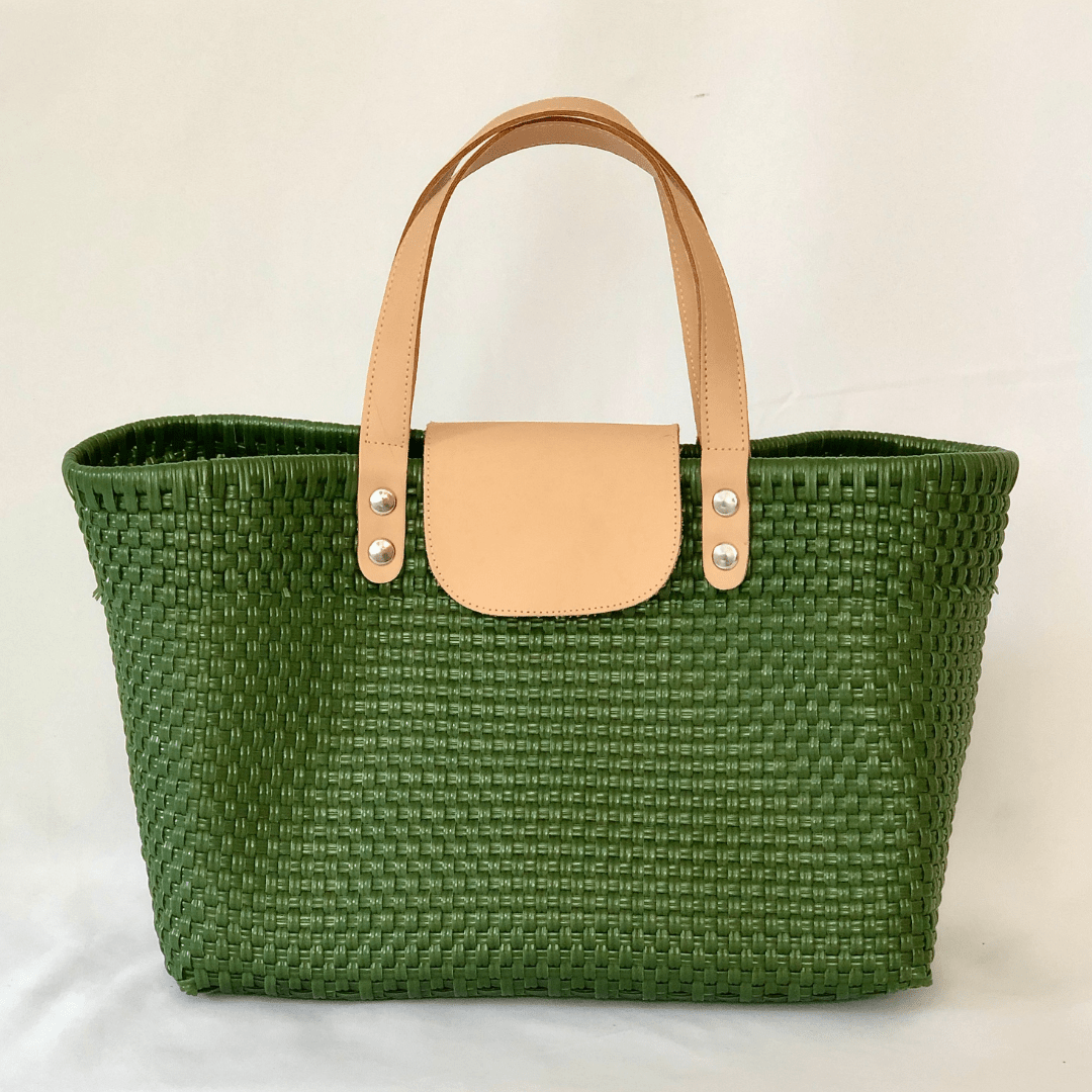 Tote bag grande piel - Bolsa Artesanal Mx