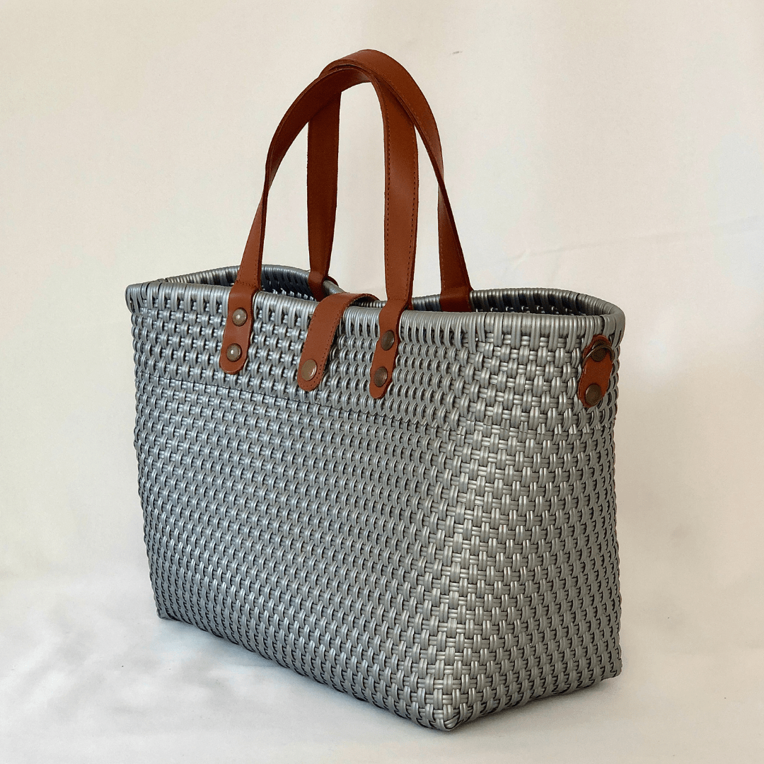 Tote bag grande piel - Bolsa Artesanal Mx
