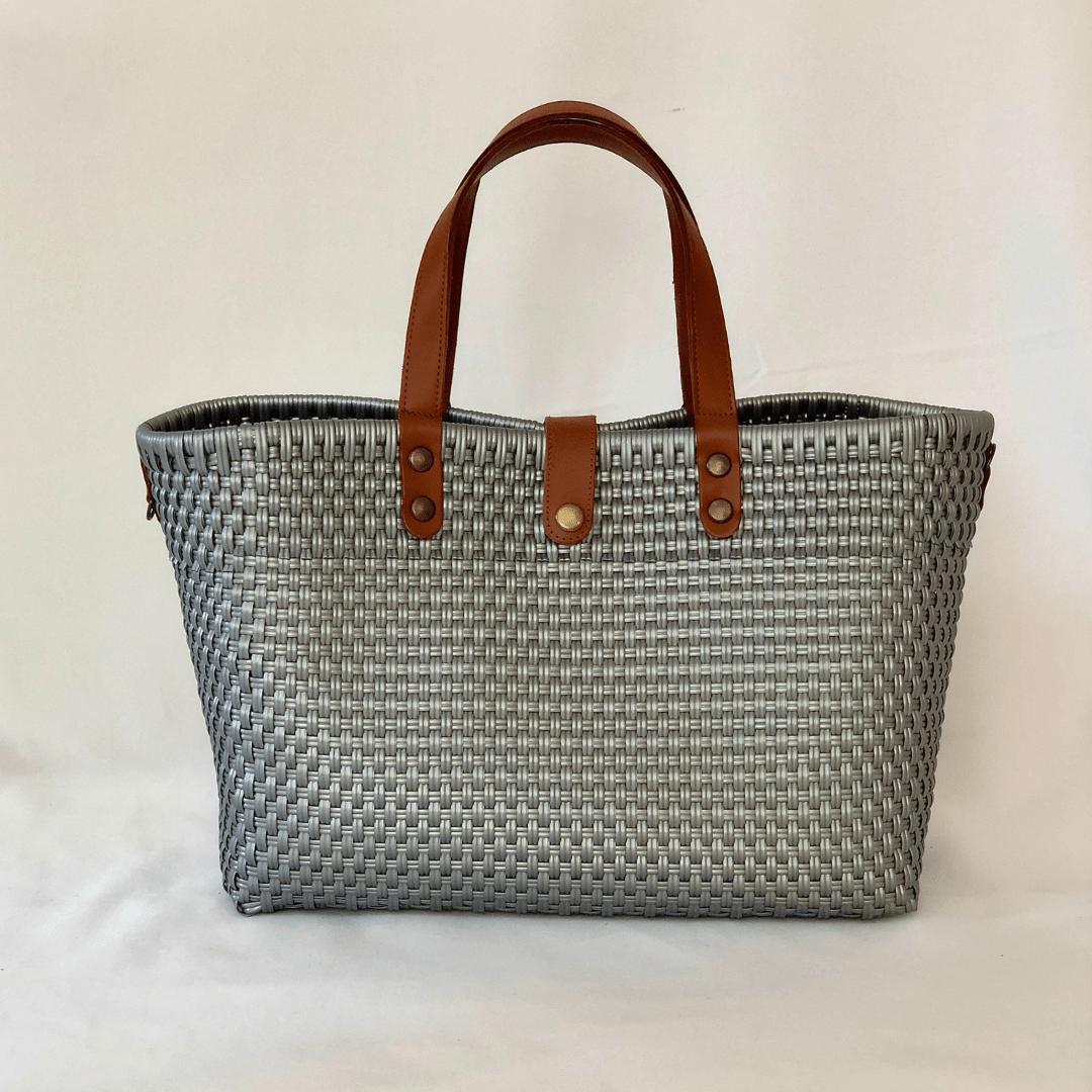 Tote bag grande piel - Bolsa Artesanal Mx