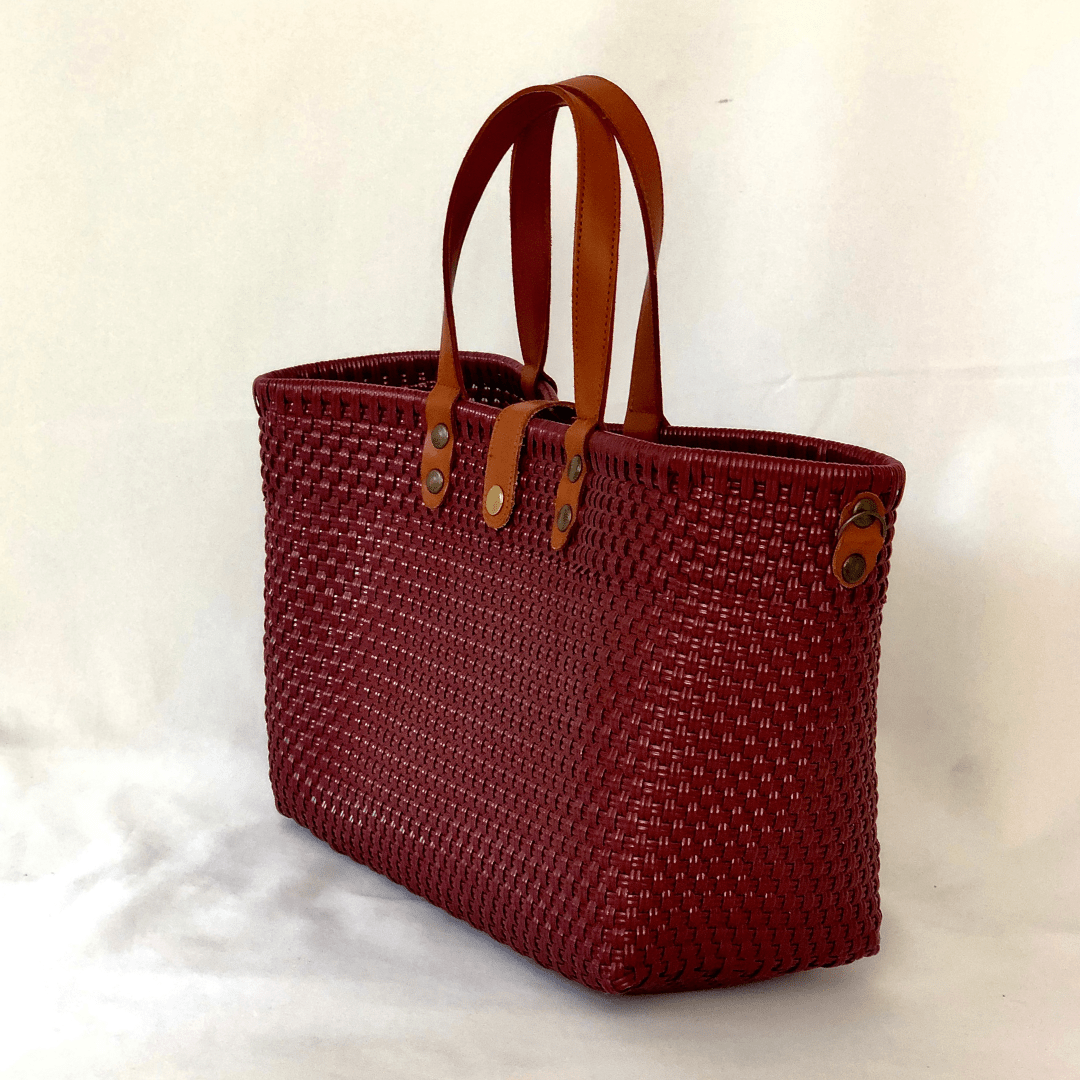 Tote bag grande piel - Bolsa Artesanal Mx