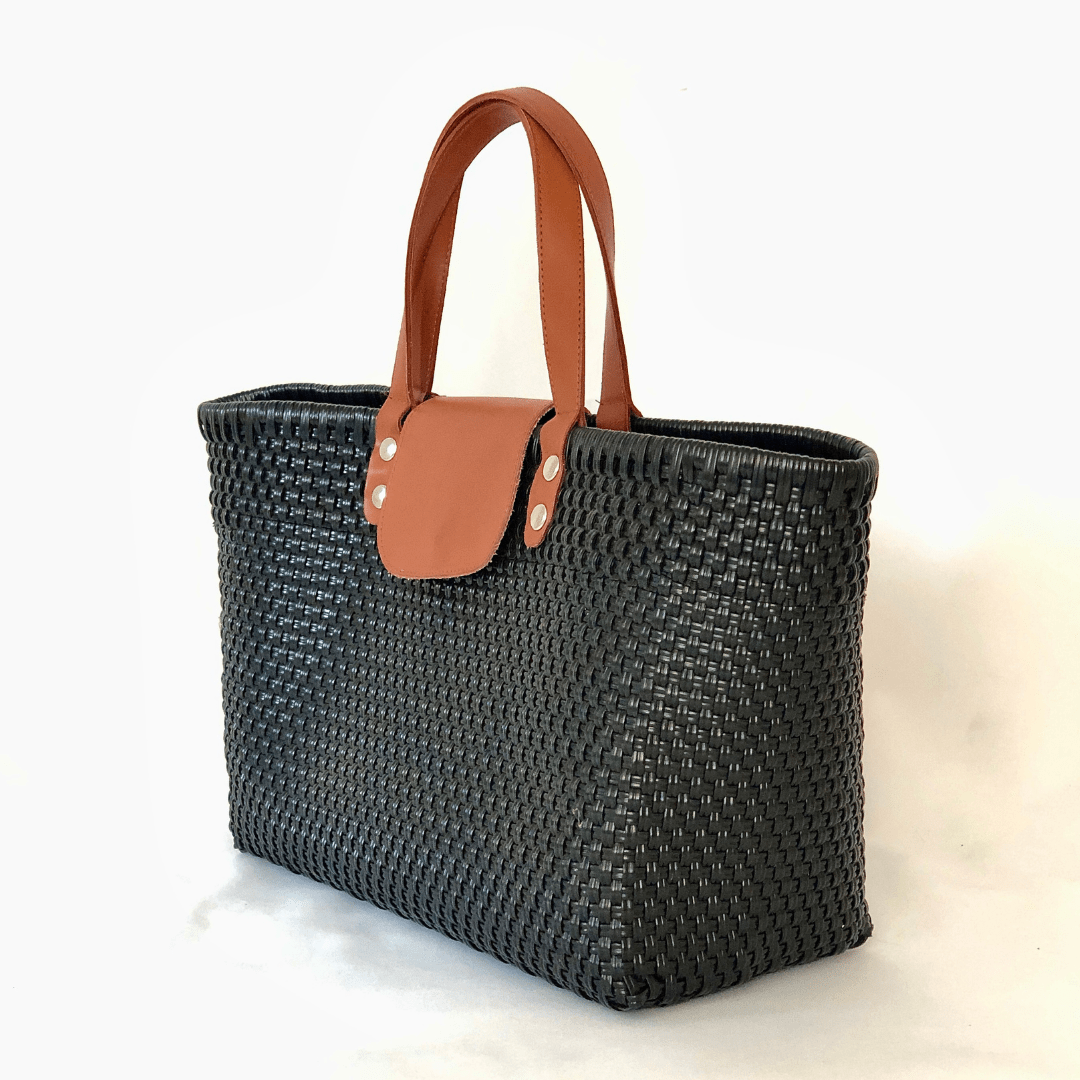 Tote bag grande piel - Bolsa Artesanal Mx