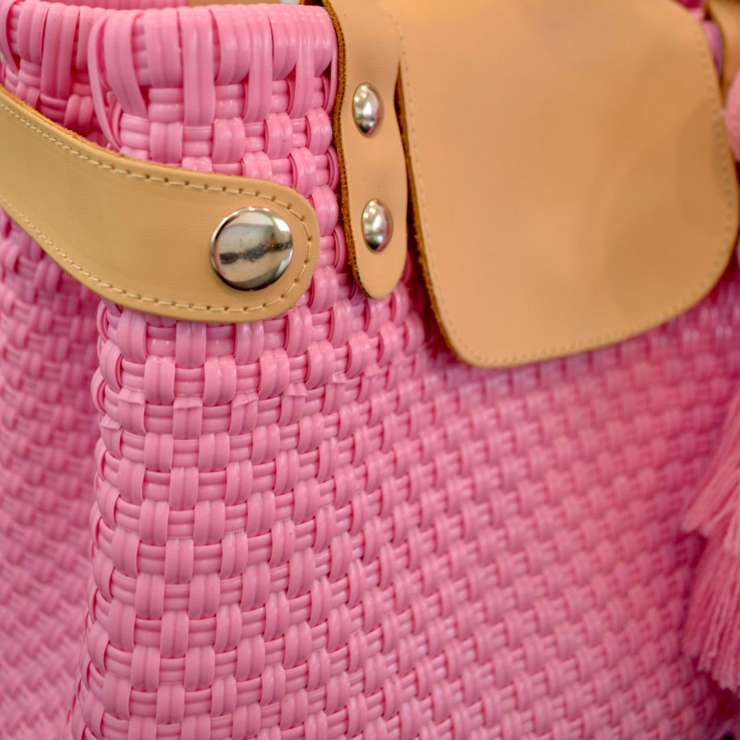 Tote bag Rosa - Bolsa Artesanal Mx