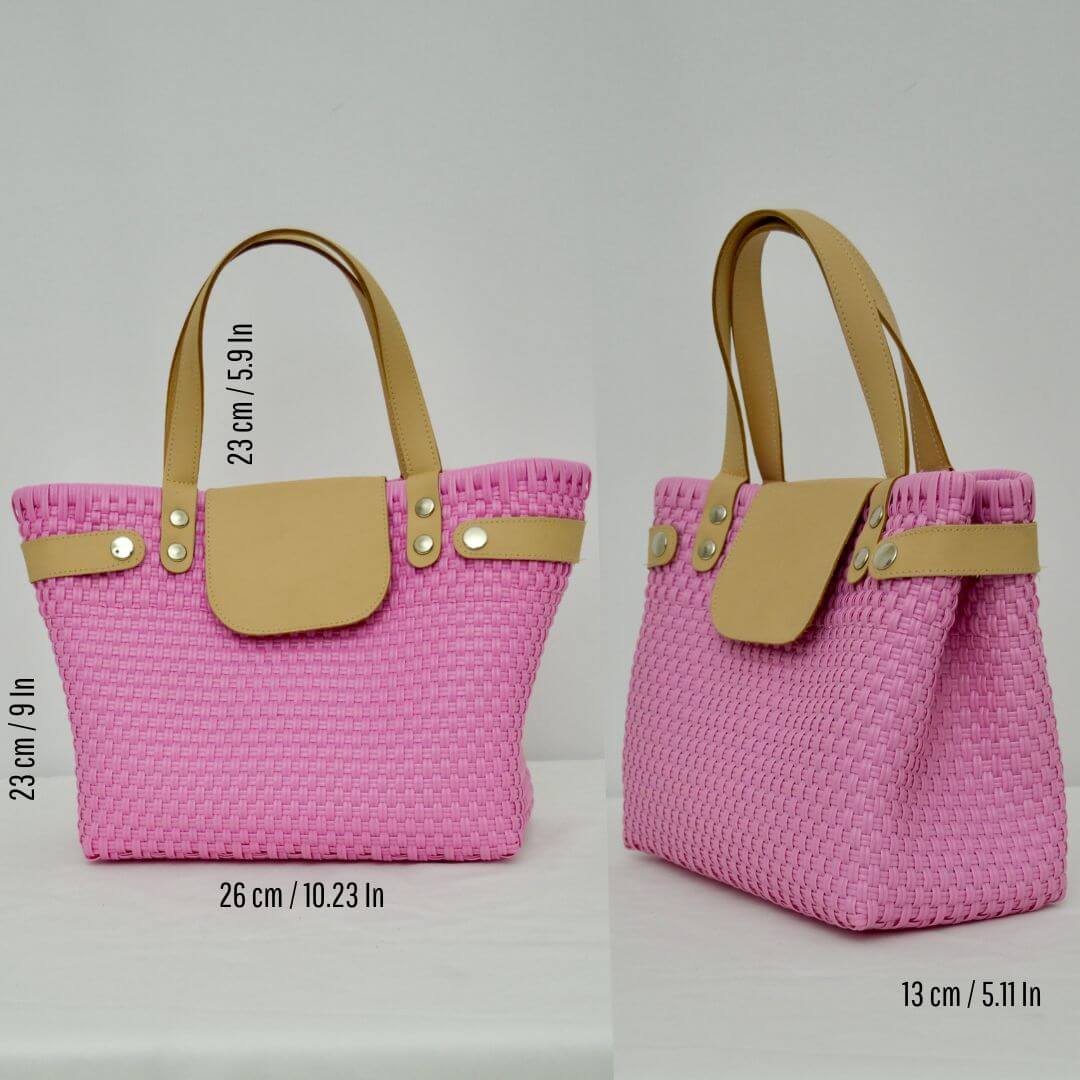 Tote bag Rosa - Bolsa Artesanal Mx