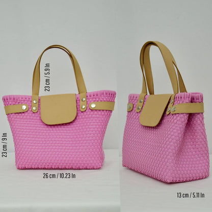 Tote bag Rosa - Bolsa Artesanal Mx