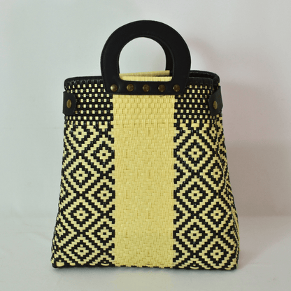Tote Clásica con Asa Circular - Bolsa Artesanal Mx