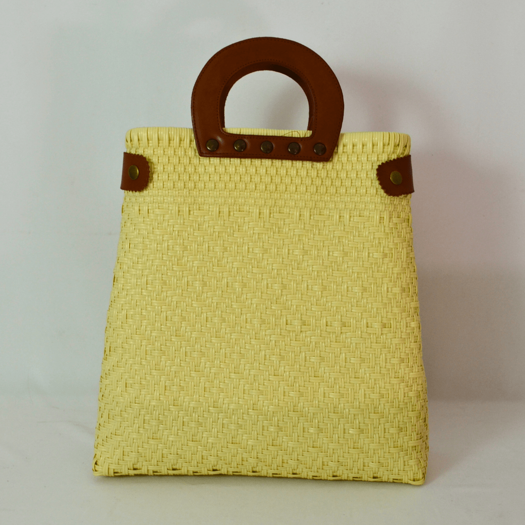Tote Clásica con Asa Circular - Bolsa Artesanal Mx