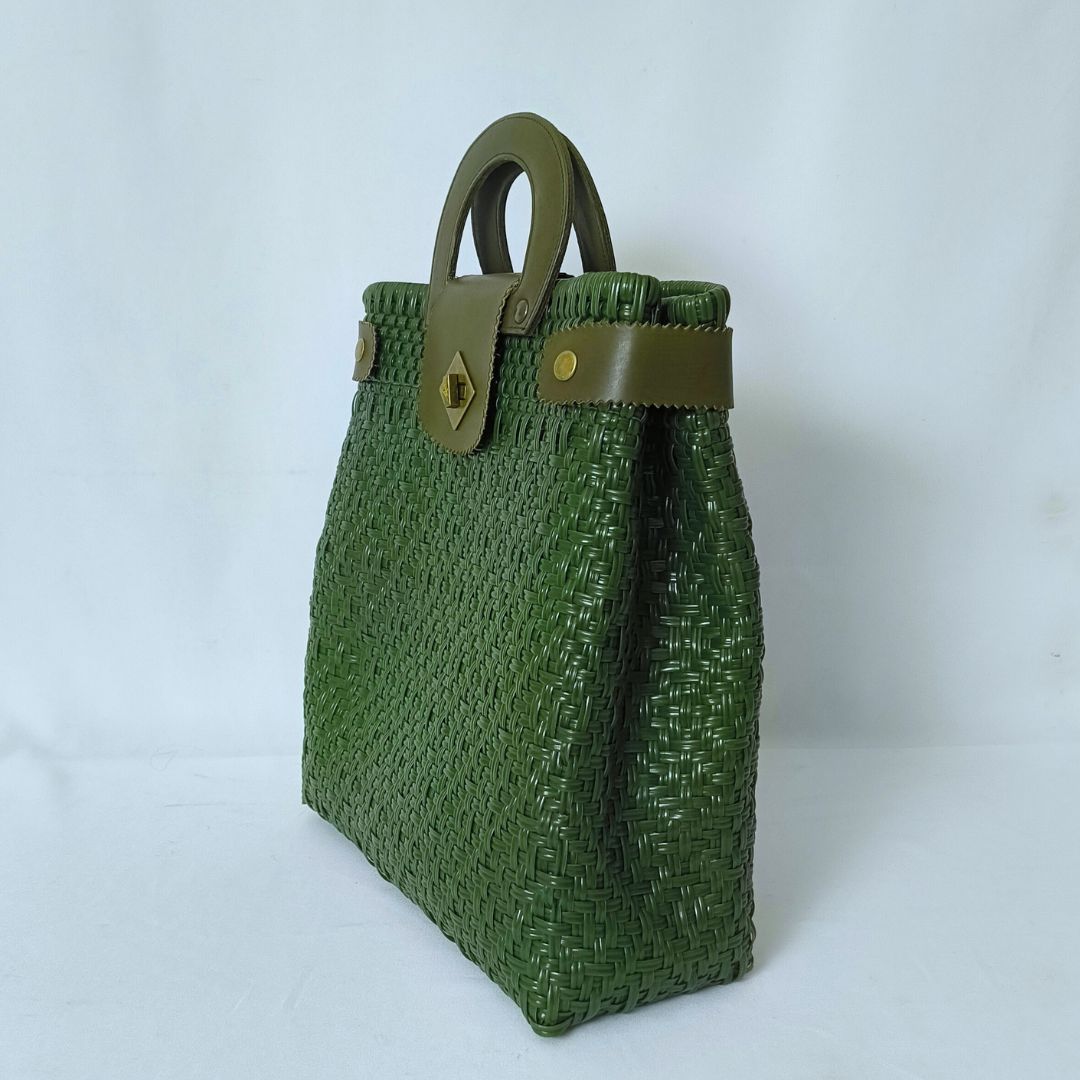 Tote Clásica con Asa Circular - Bolsa Artesanal Mx
