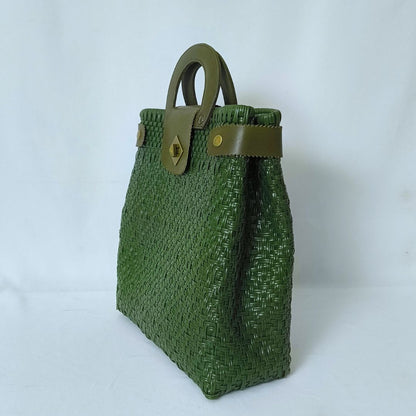 Tote Clásica con Asa Circular - Bolsa Artesanal Mx