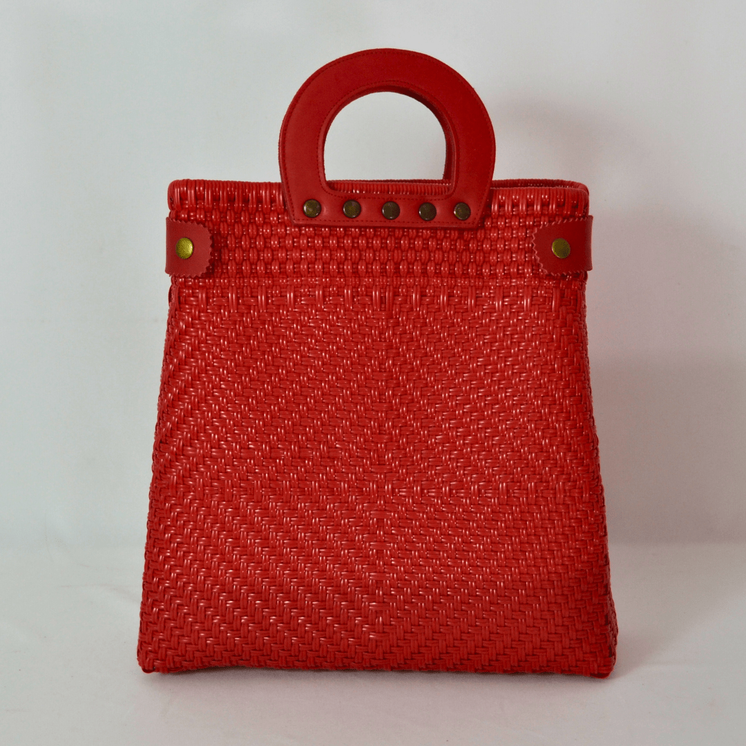 Tote Clásica con Asa Circular - Bolsa Artesanal Mx