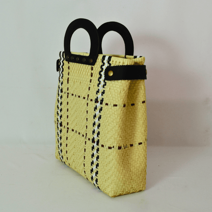 Tote Clásica con Asa Circular - Bolsa Artesanal Mx