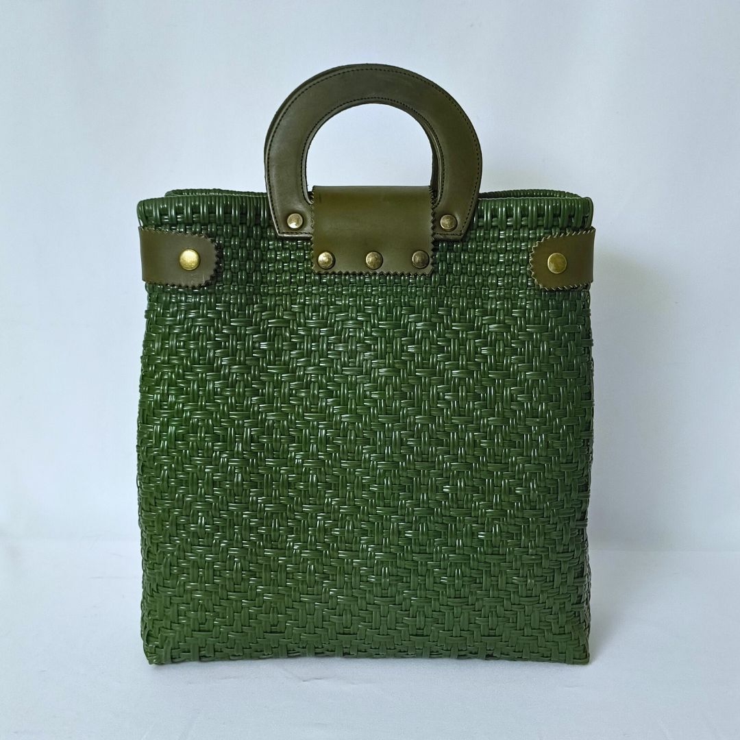 Tote Clásica con Asa Circular - Bolsa Artesanal Mx