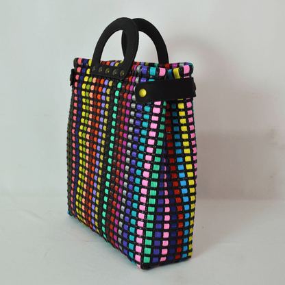 Tote Clásica con Asa Circular - Bolsa Artesanal Mx