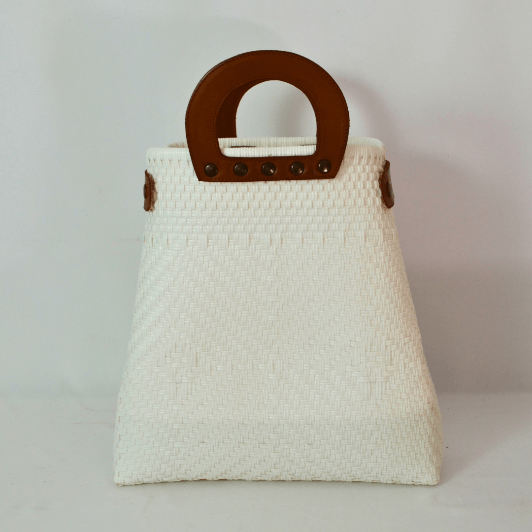 Tote Clásica con Asa Circular - Bolsa Artesanal Mx