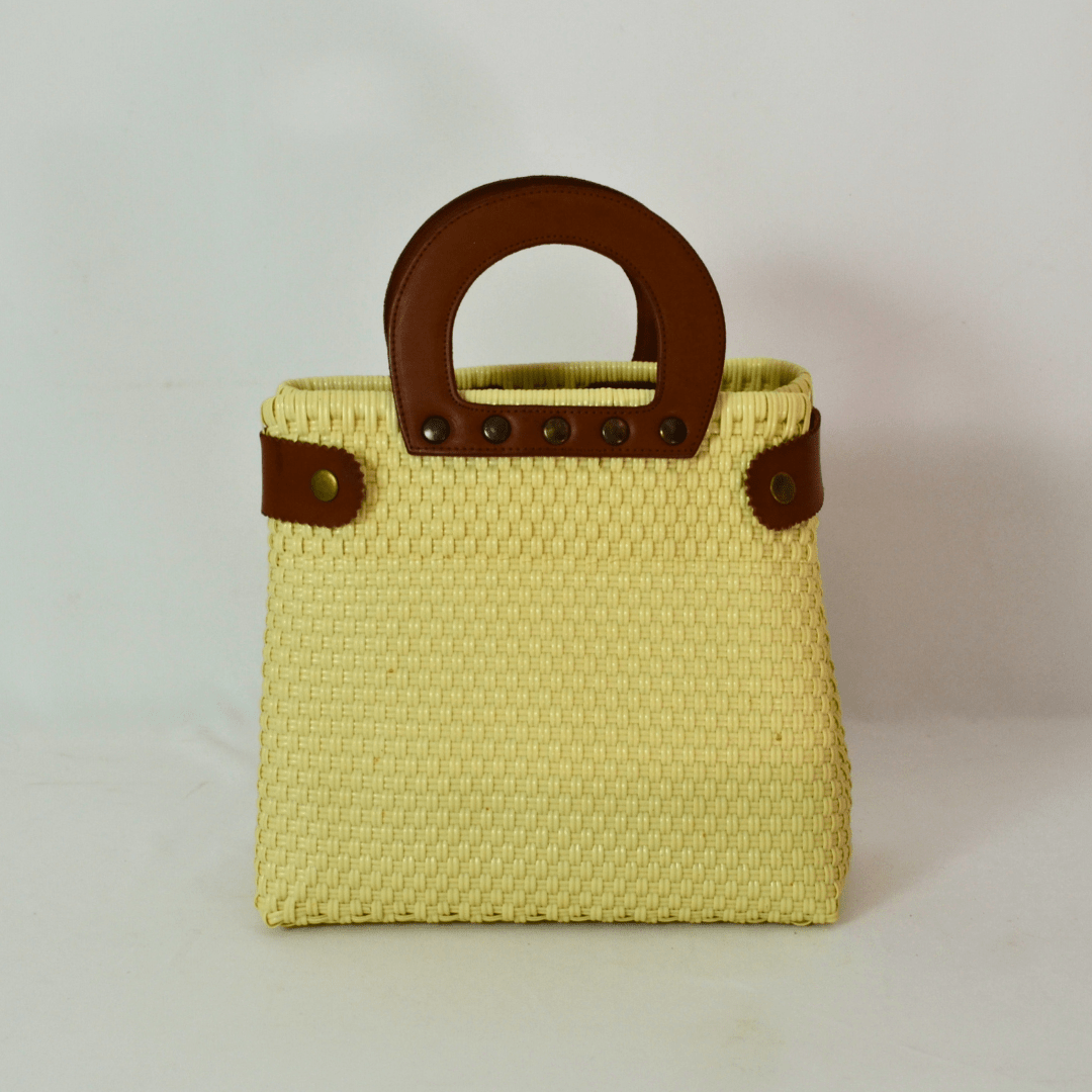 Tote Clásica mediano con Asa Circular - Bolsa Artesanal Mx