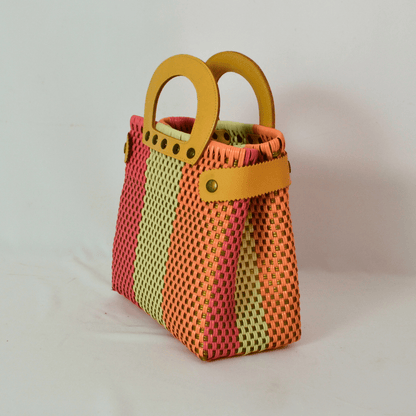 Tote Clásica mediano con Asa Circular - Bolsa Artesanal Mx