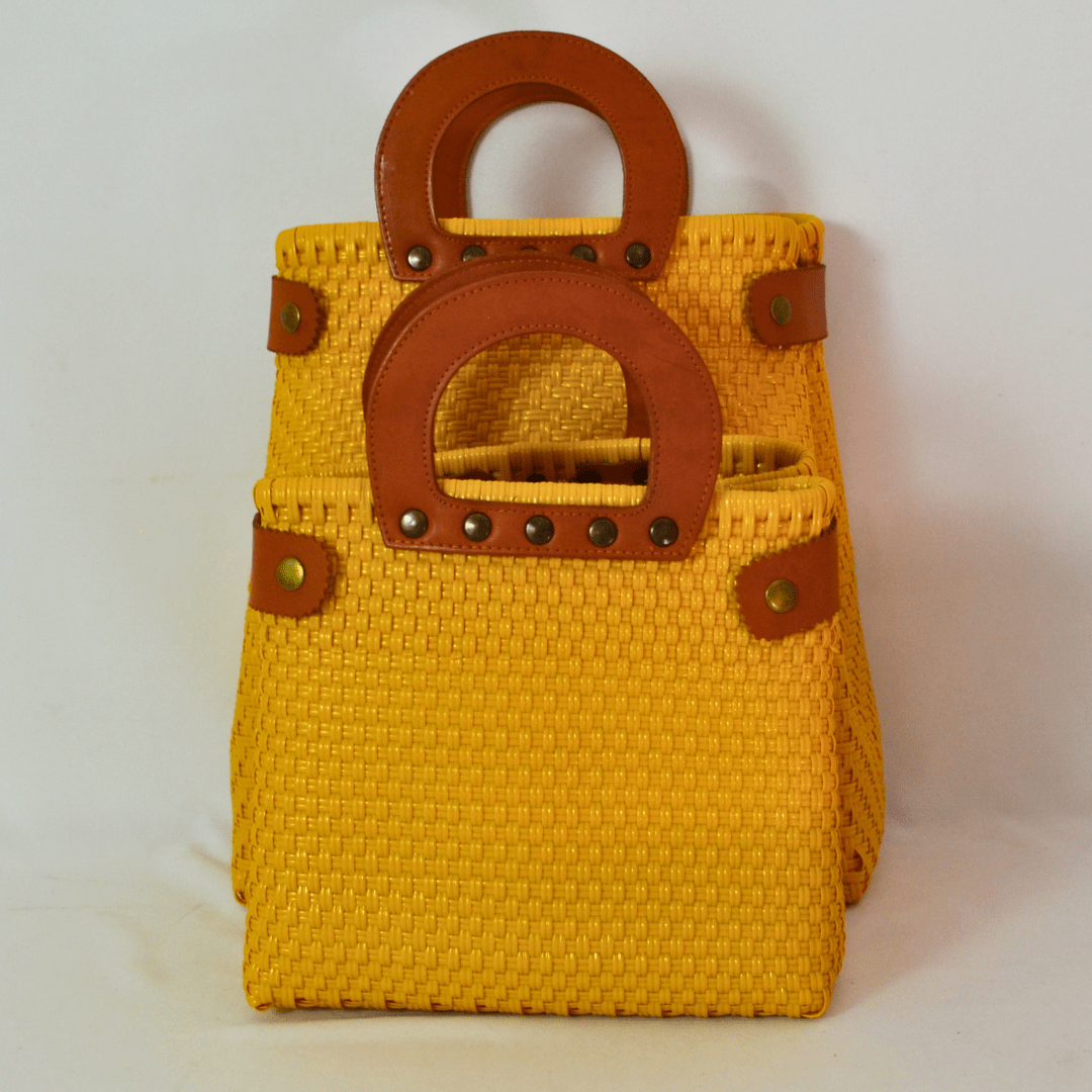 Tote Clásica mediano con Asa Circular - Bolsa Artesanal Mx