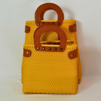 Tote Clásica mediano con Asa Circular - Bolsa Artesanal Mx